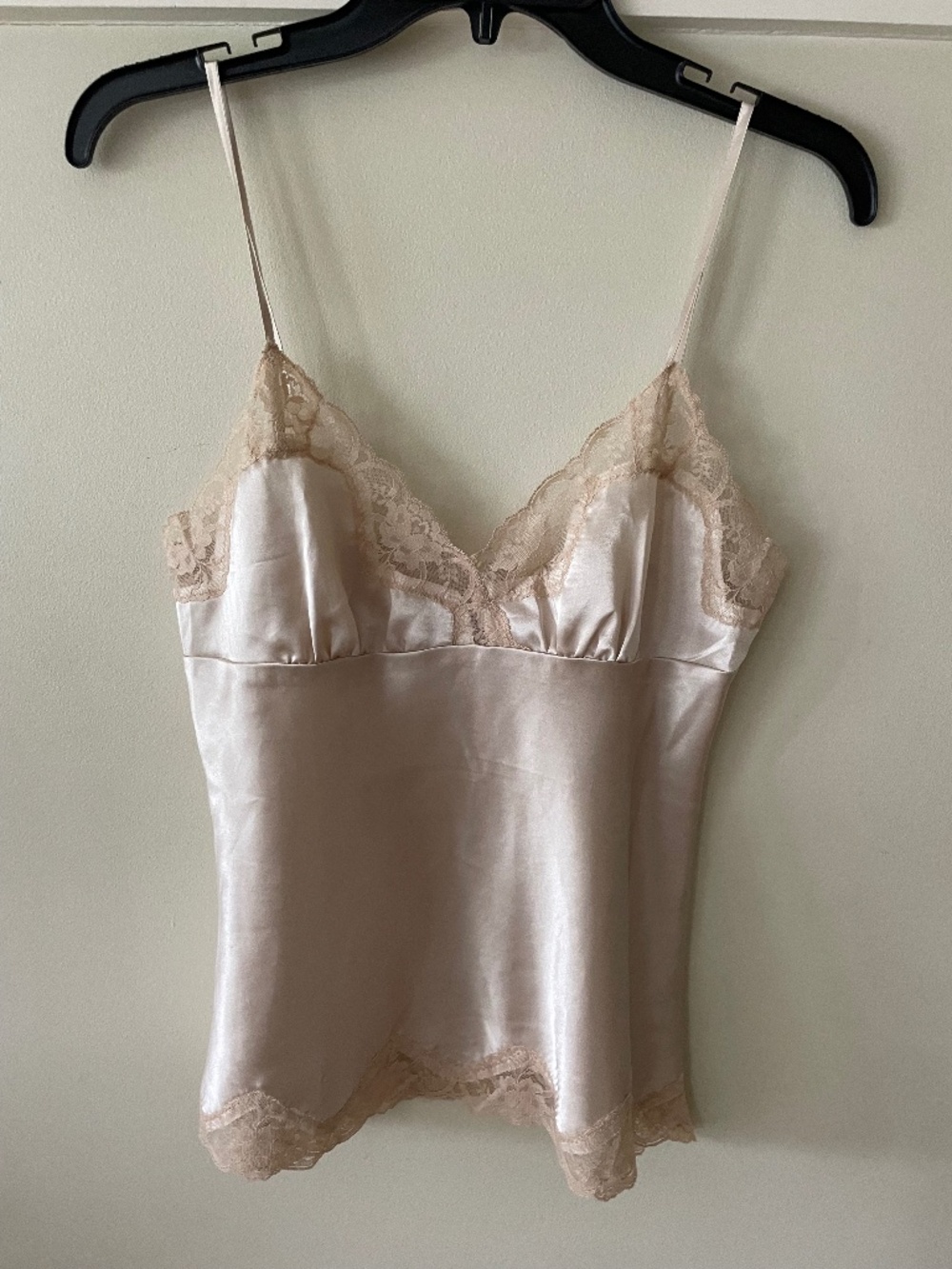 French Dressing Intimate Collection Satin & Lace Camisole Tank l size S